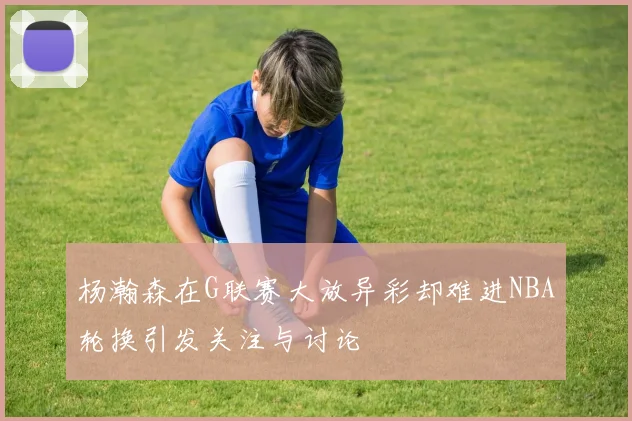 杨瀚森在G联赛大放异彩却难进NBA轮换引发关注与讨论