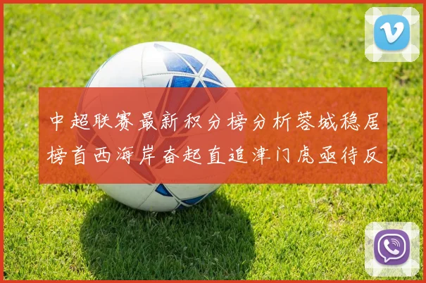 中超联赛最新积分榜分析蓉城稳居榜首西海岸奋起直追津门虎亟待反弹